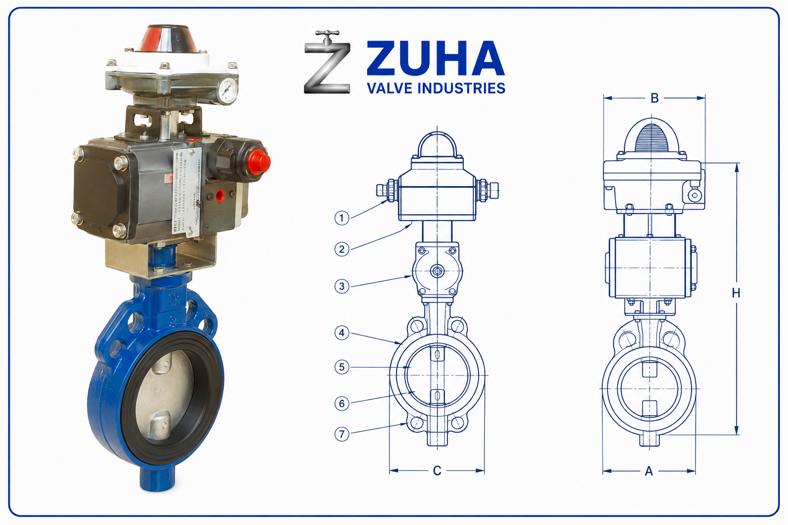 Butterfly Valve Pneumatic