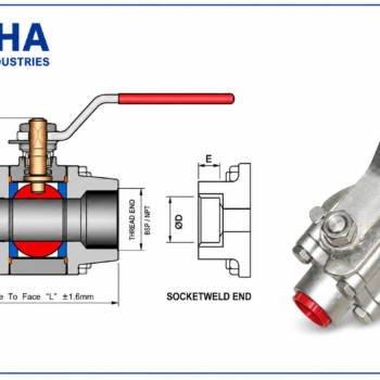 Ball Valve Three Piece Flange