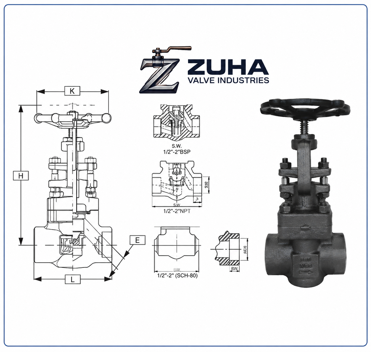 Globe Valve Forge 800
