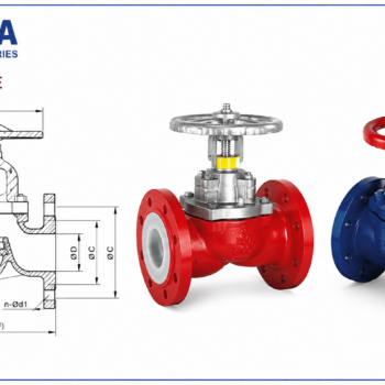 PTFE Lined Diaphragm Valve