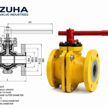 PTFE Lined Ball Valve